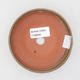 Keramik Bonsai Schüssel 11 x 11 x, 3 cm, braune Farbe - 3/4