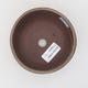 Keramik Bonsai Schüssel 11 x 11 x, 6 cm, braune Farbe - 3/4