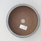 Keramische Bonsai-Schale 15 x 15 x 5,5 cm, Farbe blau - 3/3