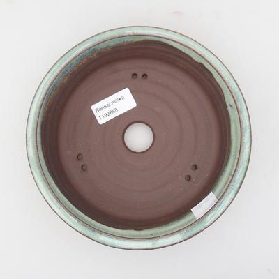 Keramik Bonsai Schüssel 18 x 18 x 5 cm, Farbe grün - 3