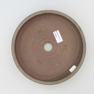 Keramische Bonsai-Schale 21 x 21 x 4,5 cm, graue Farbe - 3
