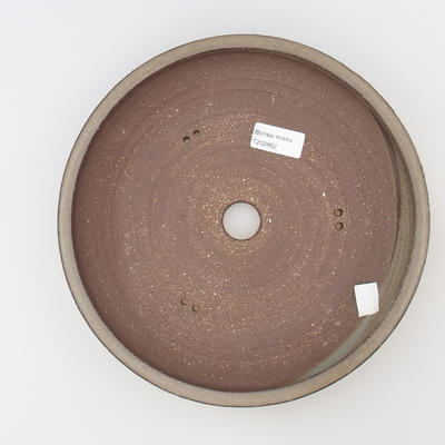 Keramische Bonsai-Schale 24,5 x 24,5 x 5,5 cm, graue Farbe - 3