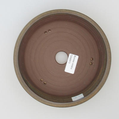 Keramische Bonsai-Schale 17 x 17 x 5 cm, Farbe grün - 3