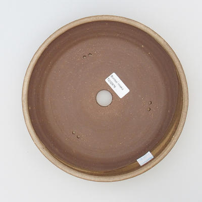 Keramische Bonsai-Schale 23 x 23 x 5 cm, braune Farbe - 3