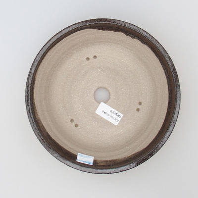 Keramische Bonsai-Schale 20,5 x 20,5 x 5,5 cm, braune Farbe - 3