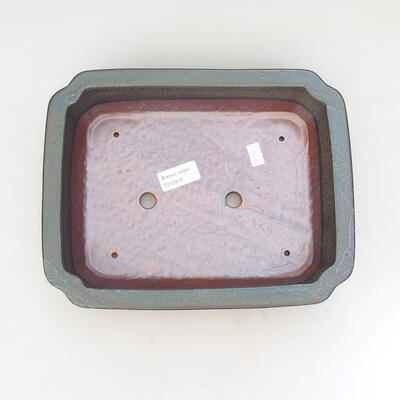 Bonsaischale aus Keramik 25,5 x 20 x 7,5 cm, graue Farbe - 3
