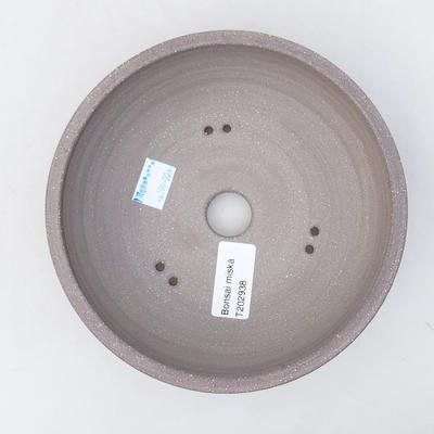 Keramische Bonsai-Schale 16 x 16 x 5,5 cm, graue Farbe - 3