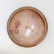 Bonsaischale aus Keramik 19 x 19 x 7 cm, Farbe braun - 3/3