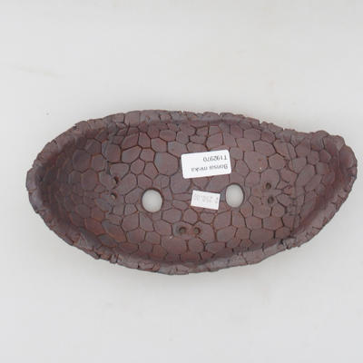 Keramikschale 20 x 10,5 x 6 cm, Metallfarbe - 3