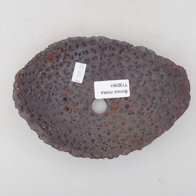 Keramikschale 16 x 11 x 4,5 cm, Metallfarbe - 3