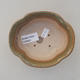 Keramik Bonsai Schüssel 13 x 11 x 5 cm, braune Farbe - 3/4