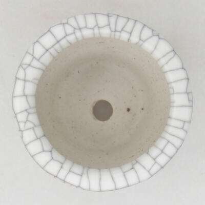 Keramik-Bonsaischale 3,5 x 3,5 x 2,5 cm, Raku-Farbe - 3
