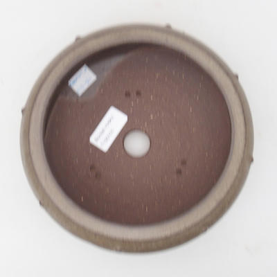Keramik Bonsai Schüssel 17 x 17 x 7,5 cm, Farbe grau - 3