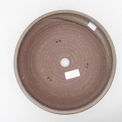 Keramik Bonsai Schüssel 24 x 24 x 7,5 cm, Farbe grau - 3