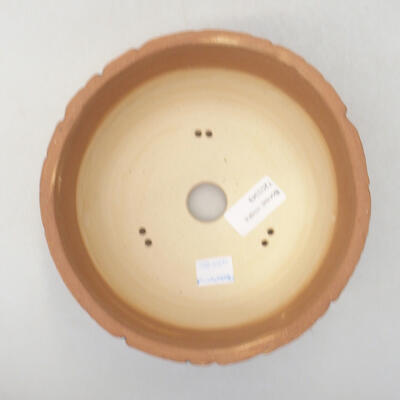 Keramische Bonsai-Schale 17 x 17 x 9,5 cm, Farbe rissig - 3