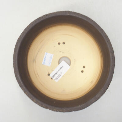 Keramische Bonsai-Schale 14,5 x 14,5 x 9 cm, Farbe rissig - 3