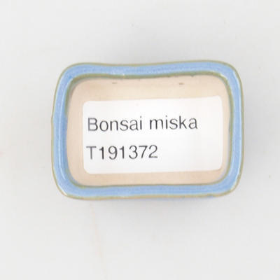 Mini-Bonsaischale 4,5 x 3 x 2,5 cm, Farbe blau - 3