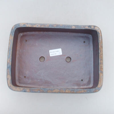 Keramische Bonsai-Schale 26 x 18,5 x 7,5 cm, Metallfarbe - 3