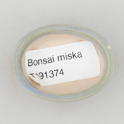 Mini-Bonsaischale 4,5 x 3,5 x 2 cm, Farbe blau - 3