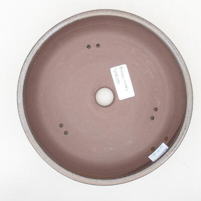 Keramische Bonsai-Schale 17,5 x 17,5 x 5 cm, Metallfarbe - 3