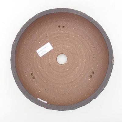 Keramische Bonsai-Schale 21,5 x 21,5 x 6 cm, graue Farbe - 3