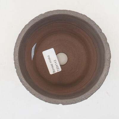 Keramik Bonsai Schüssel 12 x 12 x 10 cm, Farbe schwarz - 3