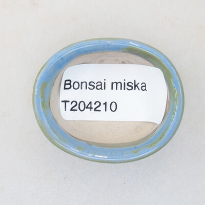 Mini Bonsai Schüssel 4 x 3,5 x 1,5 cm, Farbe blau - 3