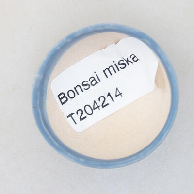 Mini Bonsai Schüssel 3,5 x 3,5 x 2 cm, Farbe blau - 3