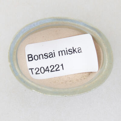 Mini Bonsai Schüssel 4 x 3 x 3 cm, Farbe blau - 3