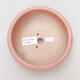 Bonsaischale aus Keramik 14 x 14 x 6 cm, Farbe rosa - 3/3