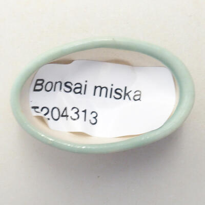 Mini Bonsai Schüssel 4 x 2,5 x 1,5 cm, Farbe grün - 3