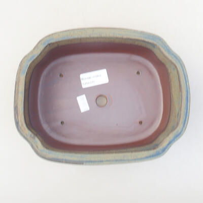 Keramische Bonsai-Schale 20,5 x 16,5 x 7 cm, graue Farbe - 3