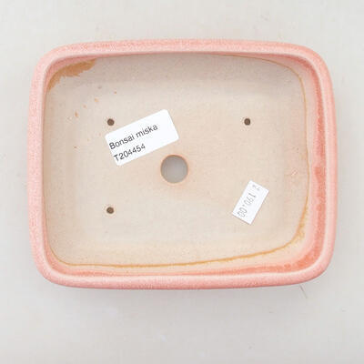 Keramische Bonsai-Schale 15,5 x 12 x 3,5 cm, Farbe rosa - 3