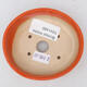 Keramik-Bonsaischale 9,5 x 8,5 x 3 cm, Farbe Orange - 3/3