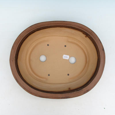 Bonsai Keramikschale CEJ 49, dunkelbraun - 3