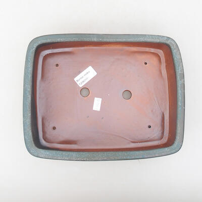 Keramische Bonsai-Schale 25 x 19,5 x 6,5 cm, graue Farbe - 3