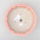 Keramik Bonsai Schüssel 17 x 17 x 4,5 cm, Farbe rosa - 3/3