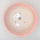 Keramik Bonsai Schüssel 17 x 17 x 4,5 cm, Farbe rosa - 3/3