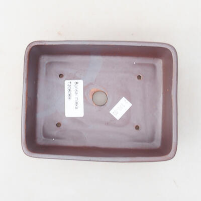 Keramische Bonsai-Schale 14,5 x 11,5 x 4,5 cm, graue Farbe - 3