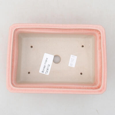Keramische Bonsai-Schale 16,5 x 11 x 5 cm, Farbe rosa - 3