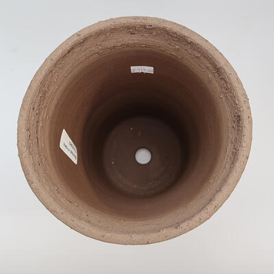 Bonsaischale aus Keramik 16,5 x 16,5 x 18,5 cm, Farbe rissig - 3
