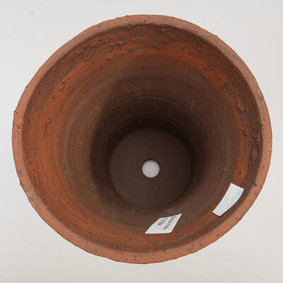 Bonsaischale aus Keramik 15,5 x 15,5 x 18,5 cm, Farbe rissig - 3