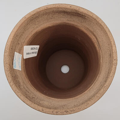 Bonsaischale aus Keramik 14 x 14 x 15 cm, Farbe rissig - 3