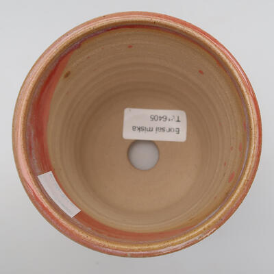 Bonsaischale aus Keramik 10,5 x 10,5 x 8,5 cm, Farbe Rosa - 3