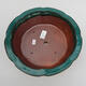 Keramik-Bonsaischale 25 x 25 x 7,5 cm, Farbe grün - 3/3