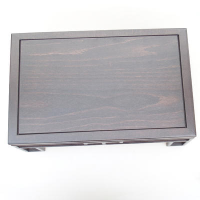 Holztisch unter dem Bonsai braun 39 x 25,5 x 14 cm - 3