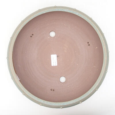 Keramik Bonsai Schüssel 30 x 30 x 7 cm, Farbe grün - 3