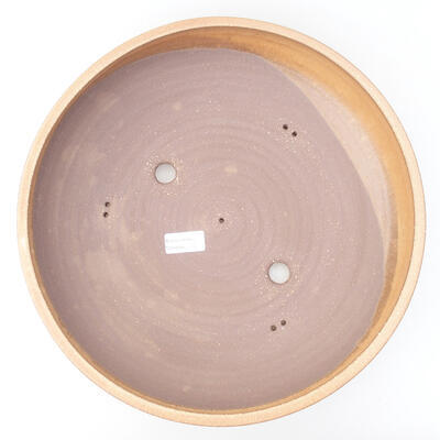 Keramische Bonsai-Schale 35 x 35 x 8,5 cm, beige Farbe - 3