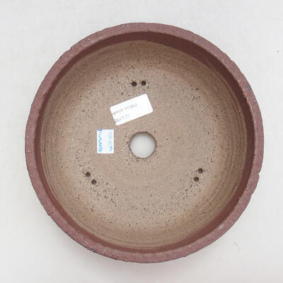 Bonsaischale aus Keramik 19,5 x 19,5 x 7,5 cm, rissige Farbe - 3