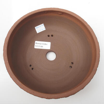 Keramik-Bonsaischale 19 x 19 x 7 cm, Farbe rissig - 3